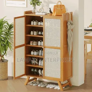 Bamboo Shoe Rack