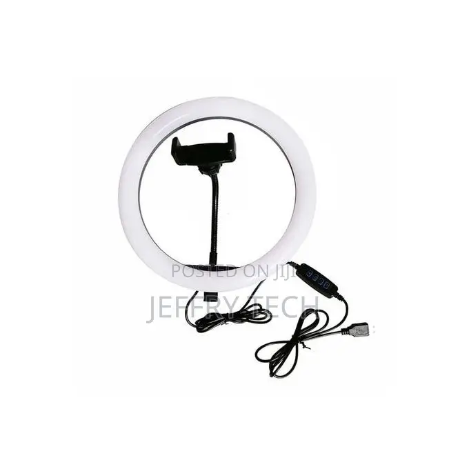 10 Inch Ring Light Selfie Light With Phone Clip