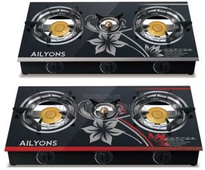 Ailyons 3 Burner Glass Top Cooker - thumbnail 2