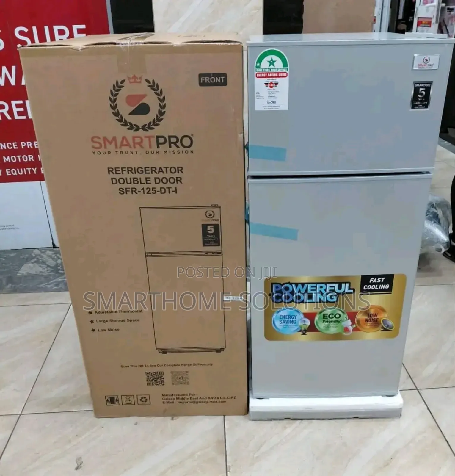 Sleek Smartpro 95l Double Door Freezer-fridge