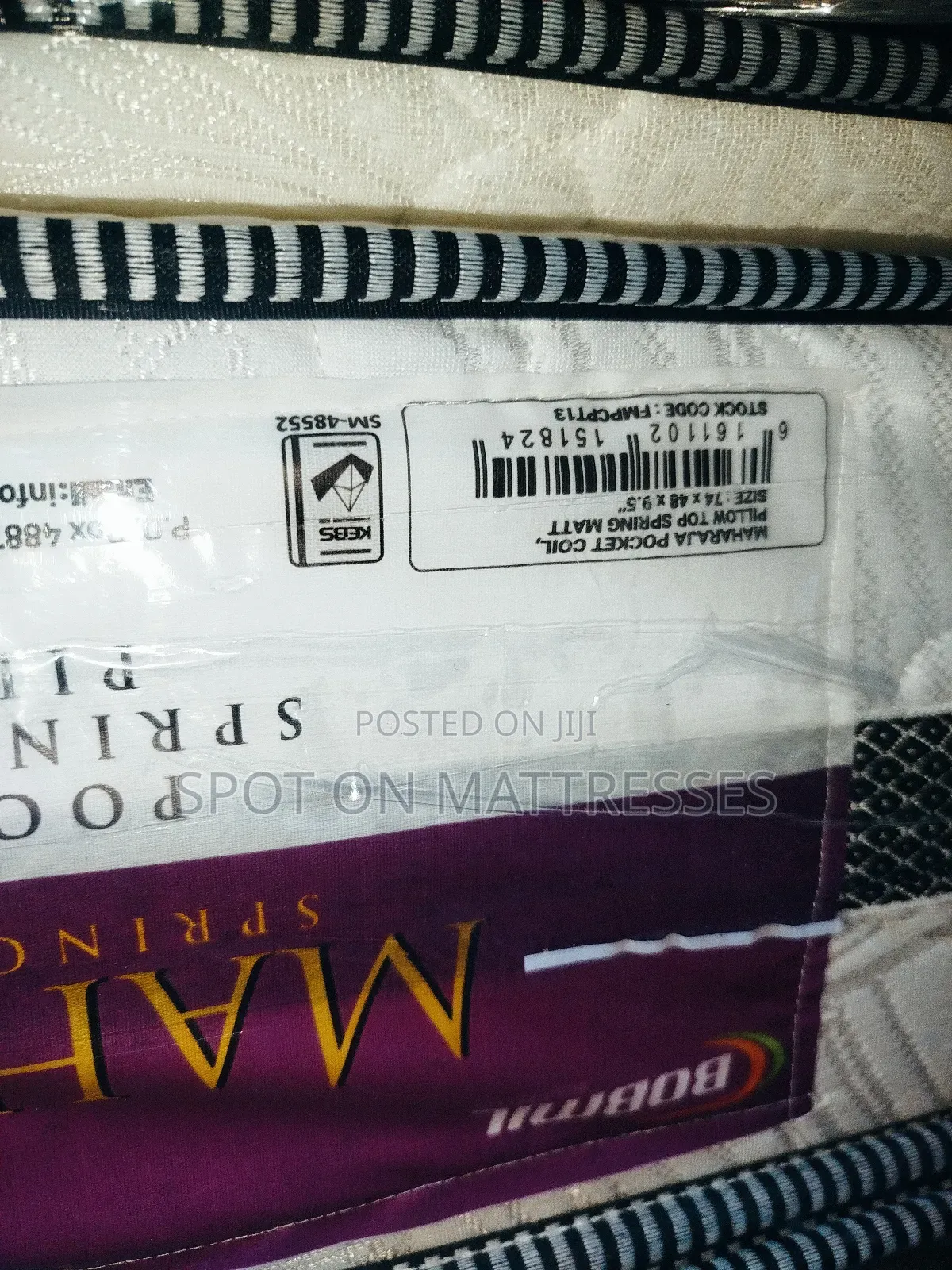 King-Sized 6×6 Bobmil Brand Pocket Spring Mattresses + Free Delivery