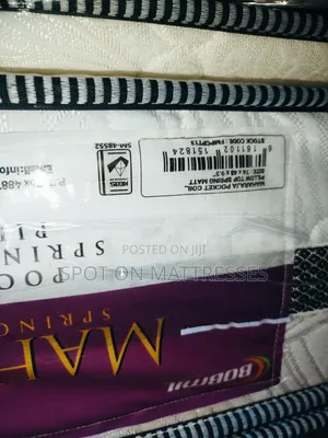 King-Sized 6×6 Bobmil Brand Pocket Spring Mattresses + Free Delivery