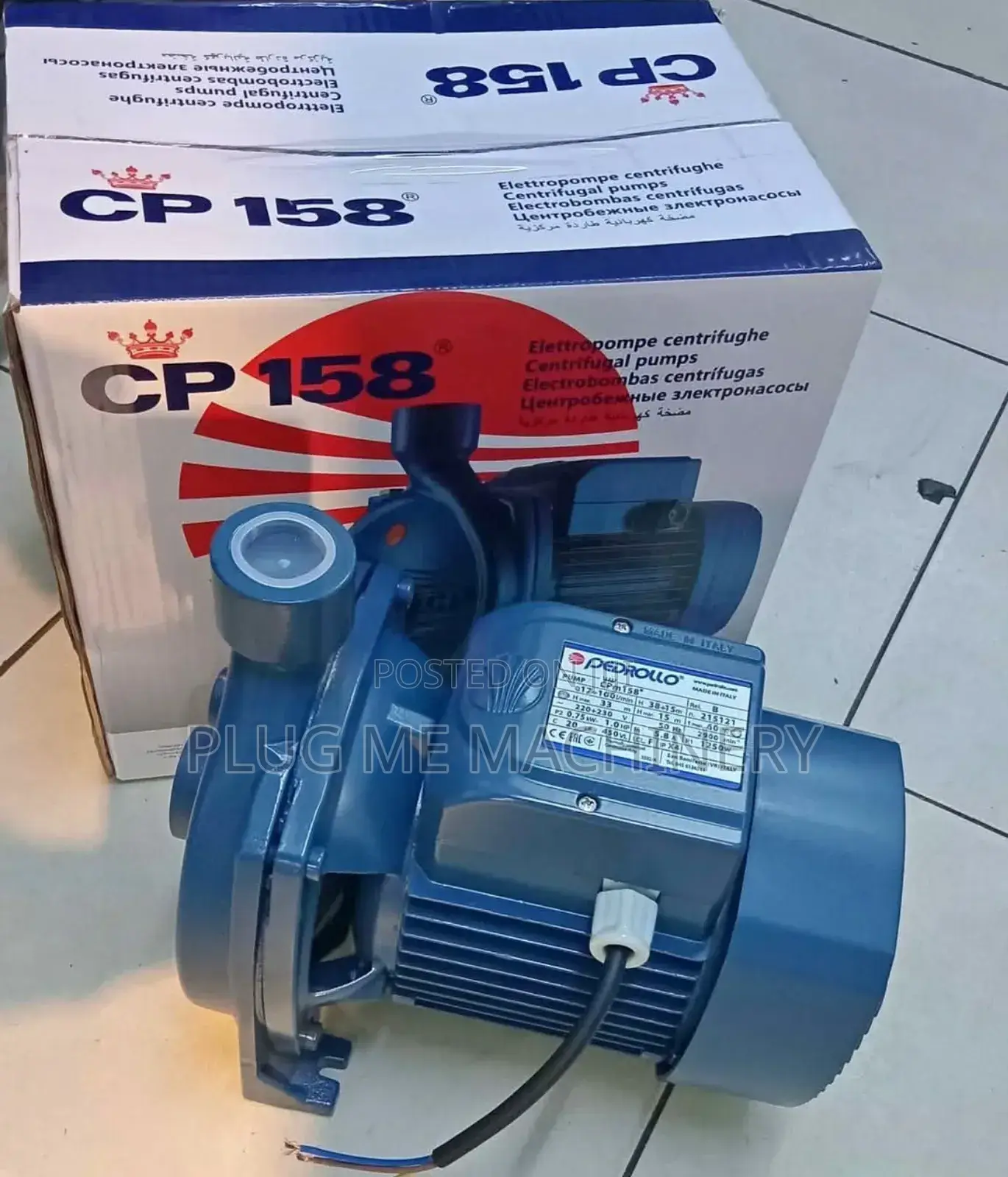Pedrollo Booster Pump 1hp / Electric 1hp Pedrollo Water Pump