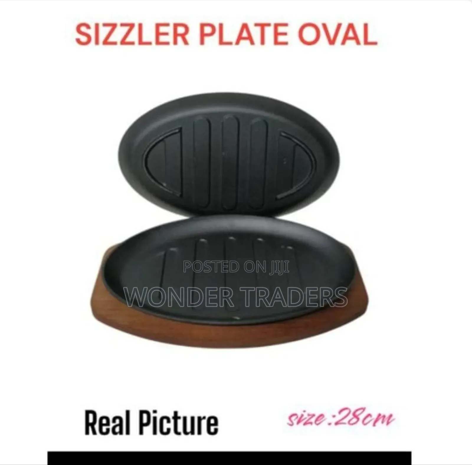 *Sizzling Plate Size 25*16cm*.