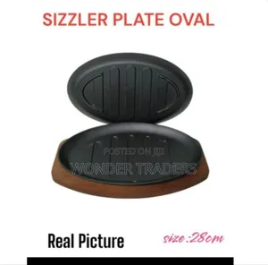 *Sizzling Plate Size 25*16cm*.