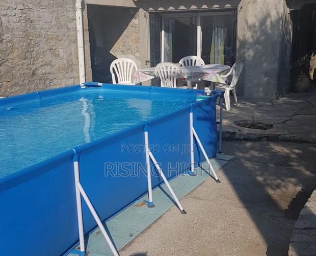 Big Blue Outdoor Swimming Pool – Easy to Install