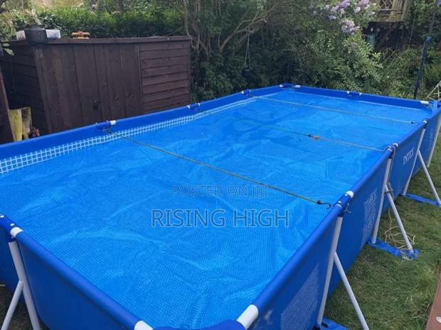 Large Above Ground Swimming Pool – Easy Setup - main view