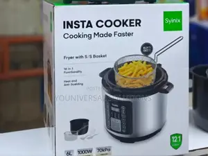 Syinix Pressure Cooker 
6litres