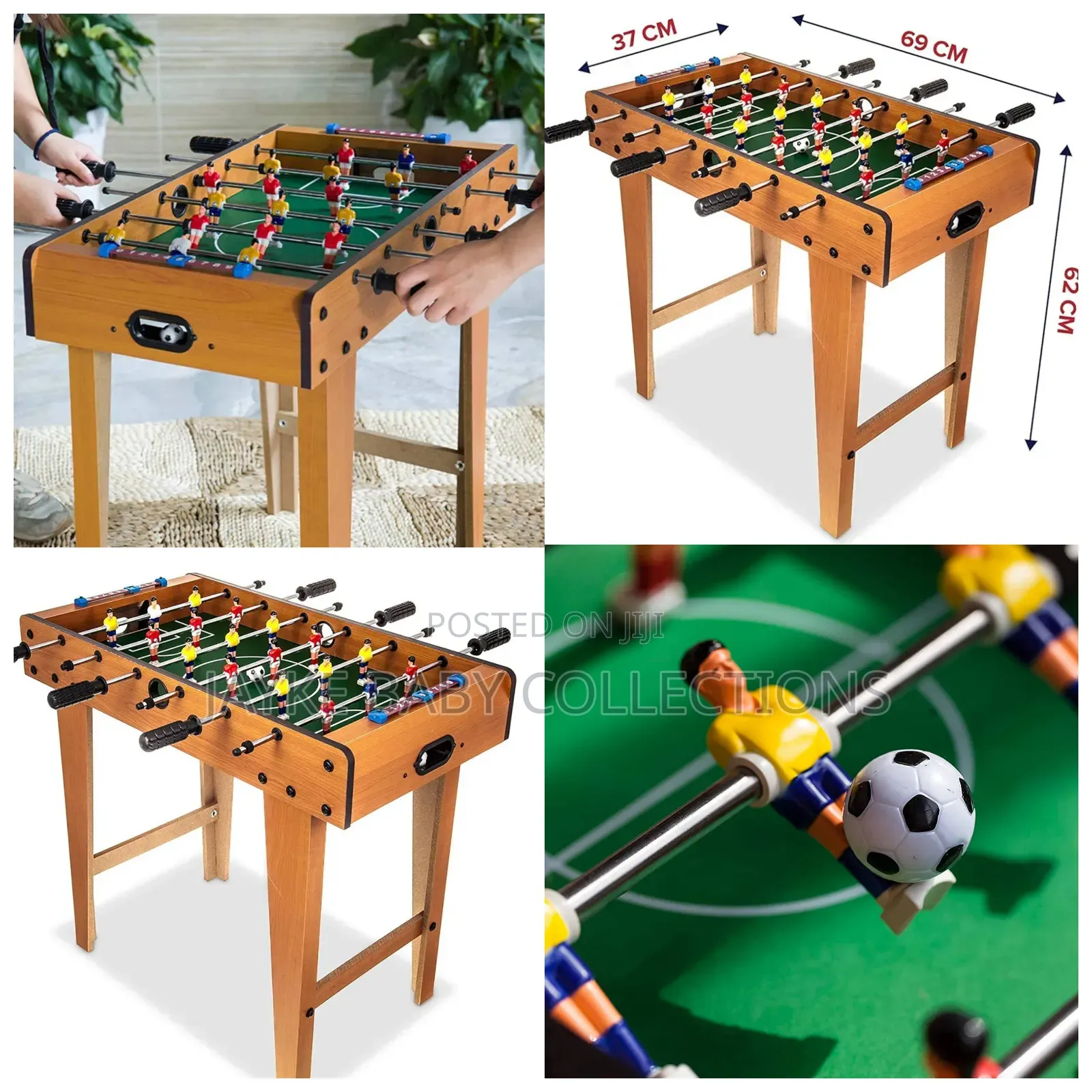 Soccer Foosball Table Game – Wooden Indoor Play