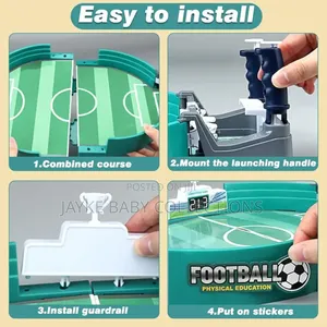 Mini Soccer Foosball Table Game – Wooden Indoor Play