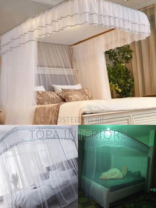 Strong Two Stands Sliding Rail Mosquito Nets