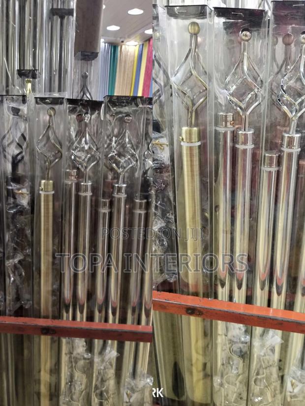 Affordable Adjustable Chinese 2 Metres Single Curtain Rods