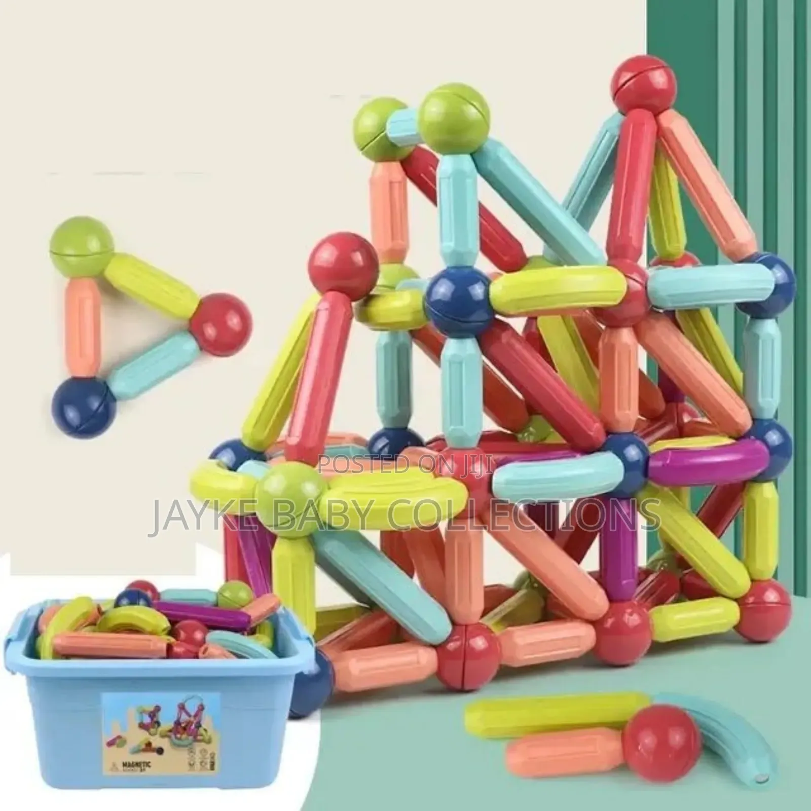 64pcs Magnetic Sticks Balls Building Set