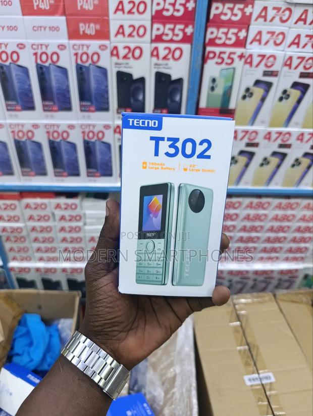 New Tecno T301 Black - main view