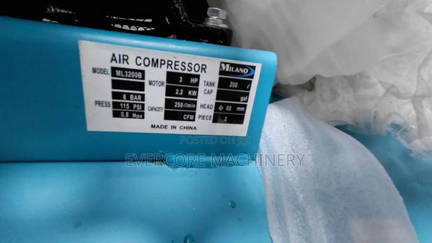 Milano Air Compressor Machine 200l Capacity. - thumbnail 4