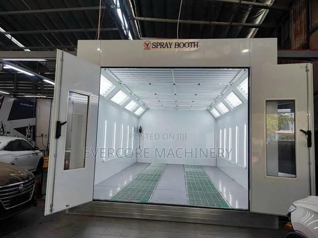 Electric Spray Paint Boothe Machine With Lights,Heaters Etc - main view