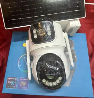 Waterproof Av5 Icsee Solar Powered Wi-Fi Dual Lens Camera Aov Series