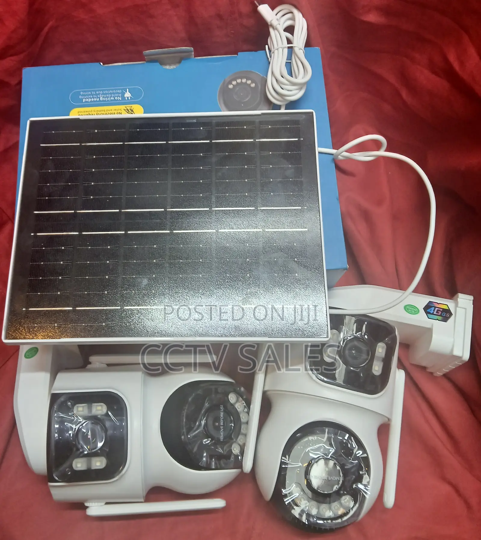 Night Light Av5 Icsee Solar Powered Wi-Fi Dual Lens Camera Aov Series