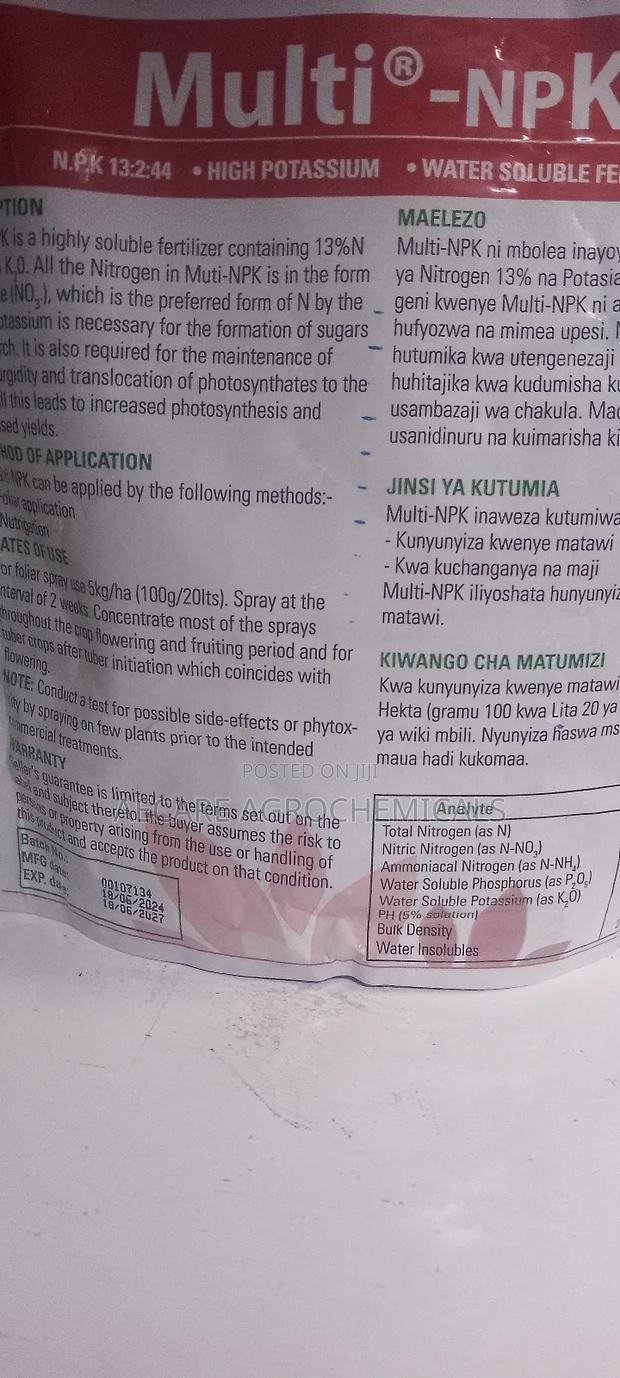 Multi-NPK 1kg Foliar Fertilizer - thumbnail 2