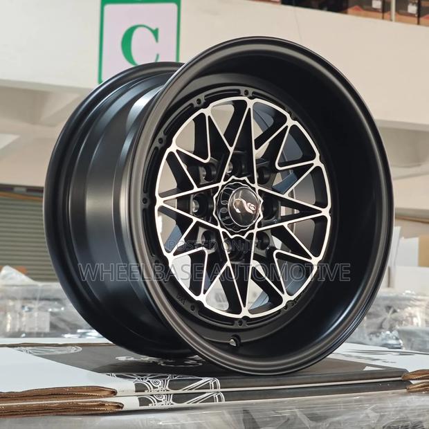 14" Inch Offset Alloy Rims for a 2018 Toyota Vitz New Free Fitting