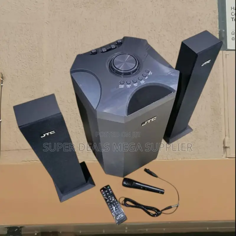 JTC 2.1ch 12000w Multimedia Bluetooth Fm Usb Woofer Speaker System