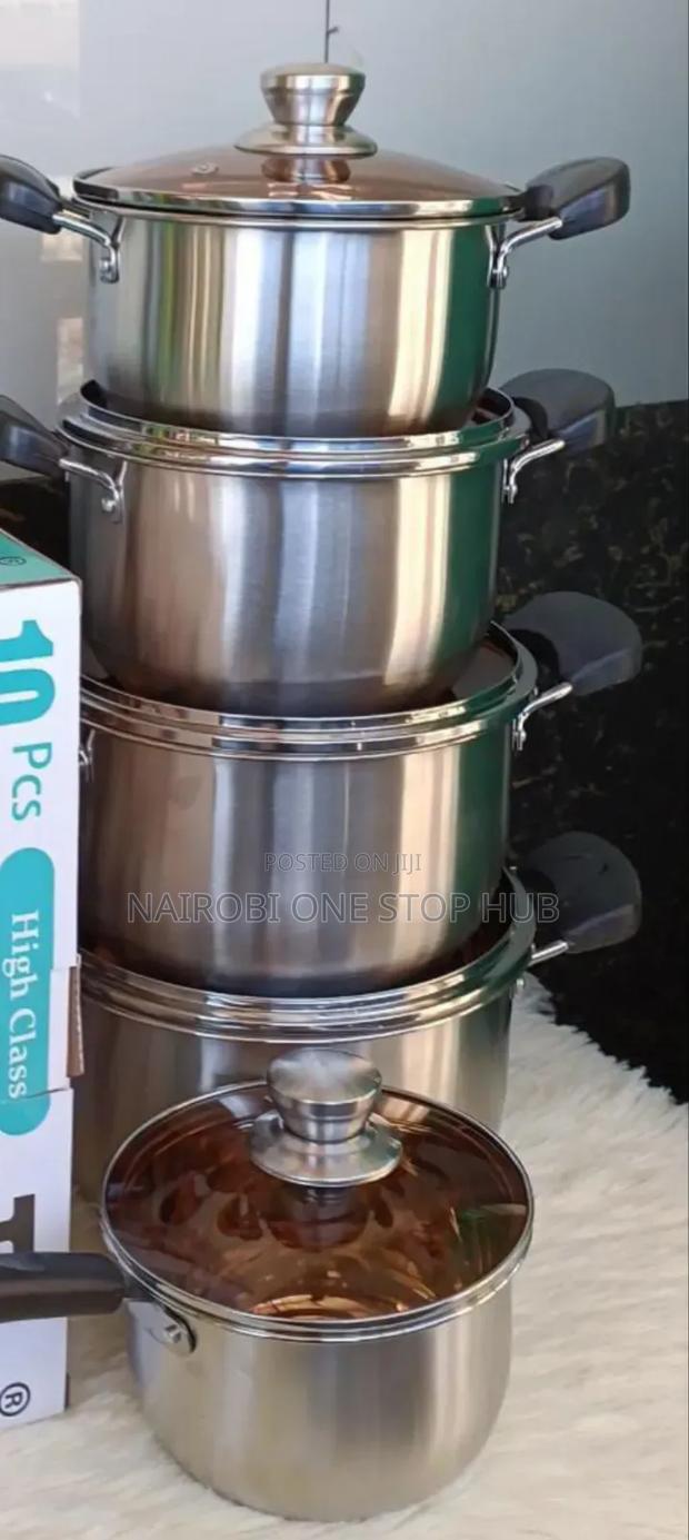 Jp Elegant Stainless Steel Collection- 10pcs Set - main view