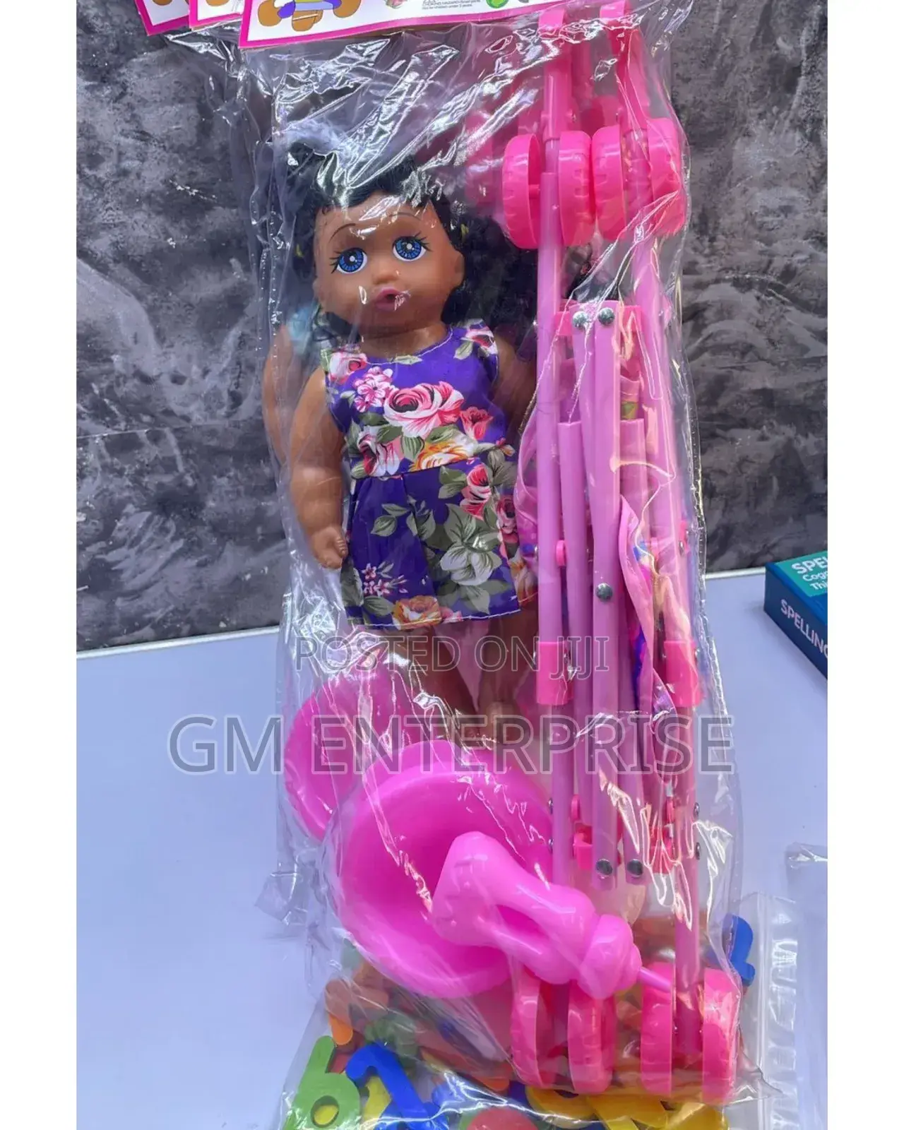 Kids Doll Plus a Stroller