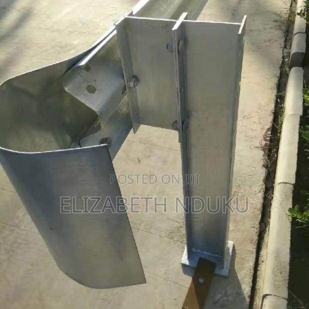 Galvanized Steel Rail Guard End Cap