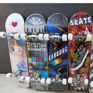 Skate Board/Graphic Long Skate Board With Grip Tape