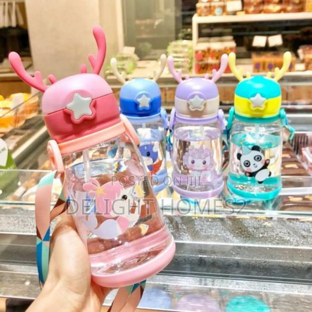 Cute Cartoon Horn Shape Sipper Bottle_haw - thumbnail 2