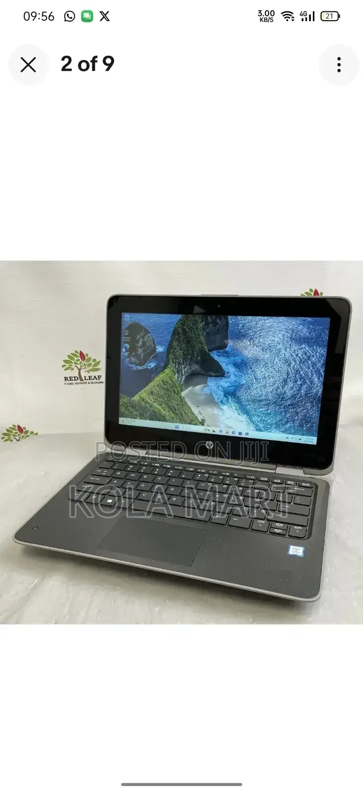 Laptop HP ProBook 11 X360 G3 EE 8GB Intel Core I5 SSD 256GB