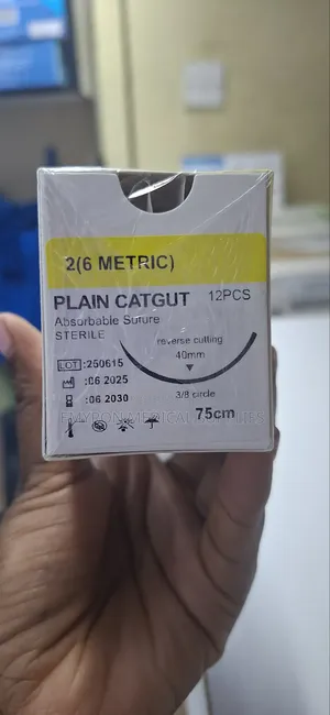 Absorbant Suture2(6 Metric)Reverse Cutting