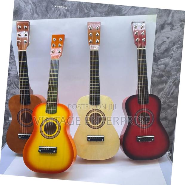 6 Strings Acoustic Guitar 23 Inches Long - main view