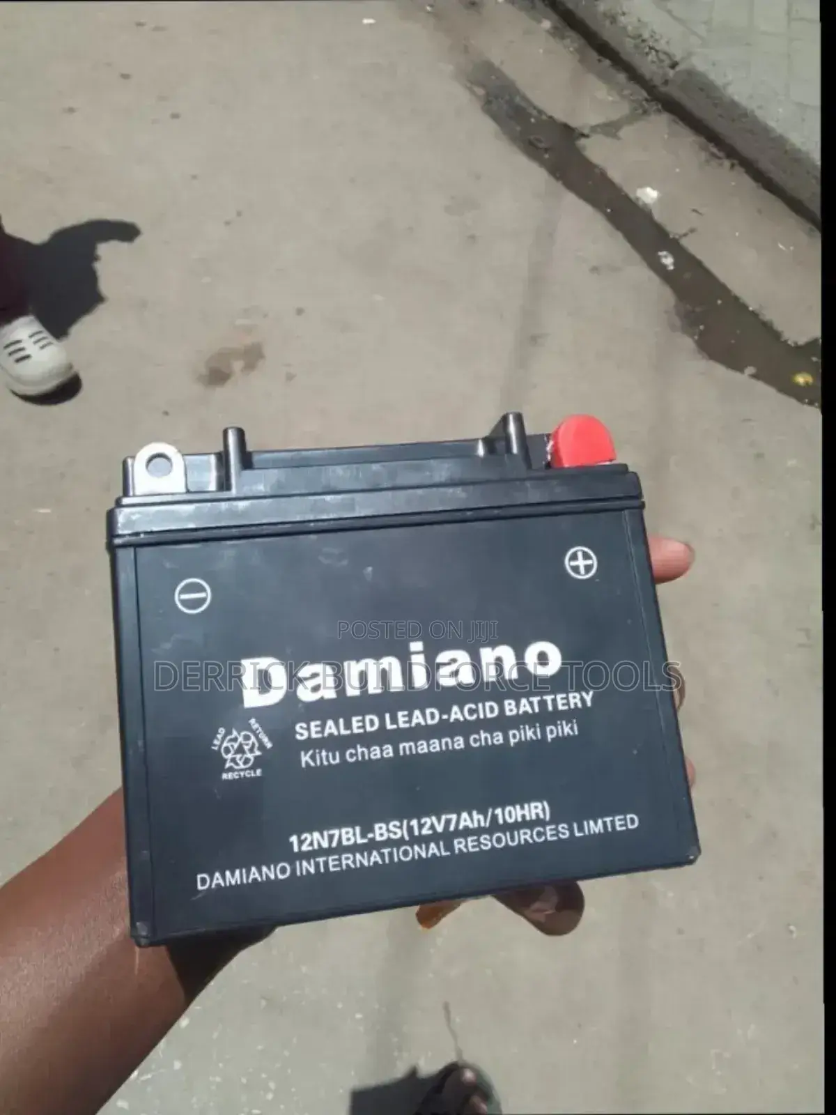Damiano 12v 7ah Sealed Lead-Acid Battery