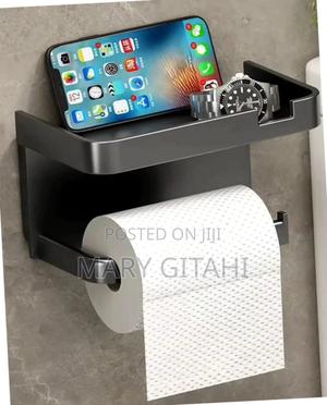 Punch Free Wall Mounted Tissue / Storage Rack - thumbnail 2