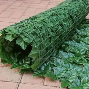 Premium Artificial Dark Green Privacy Fence