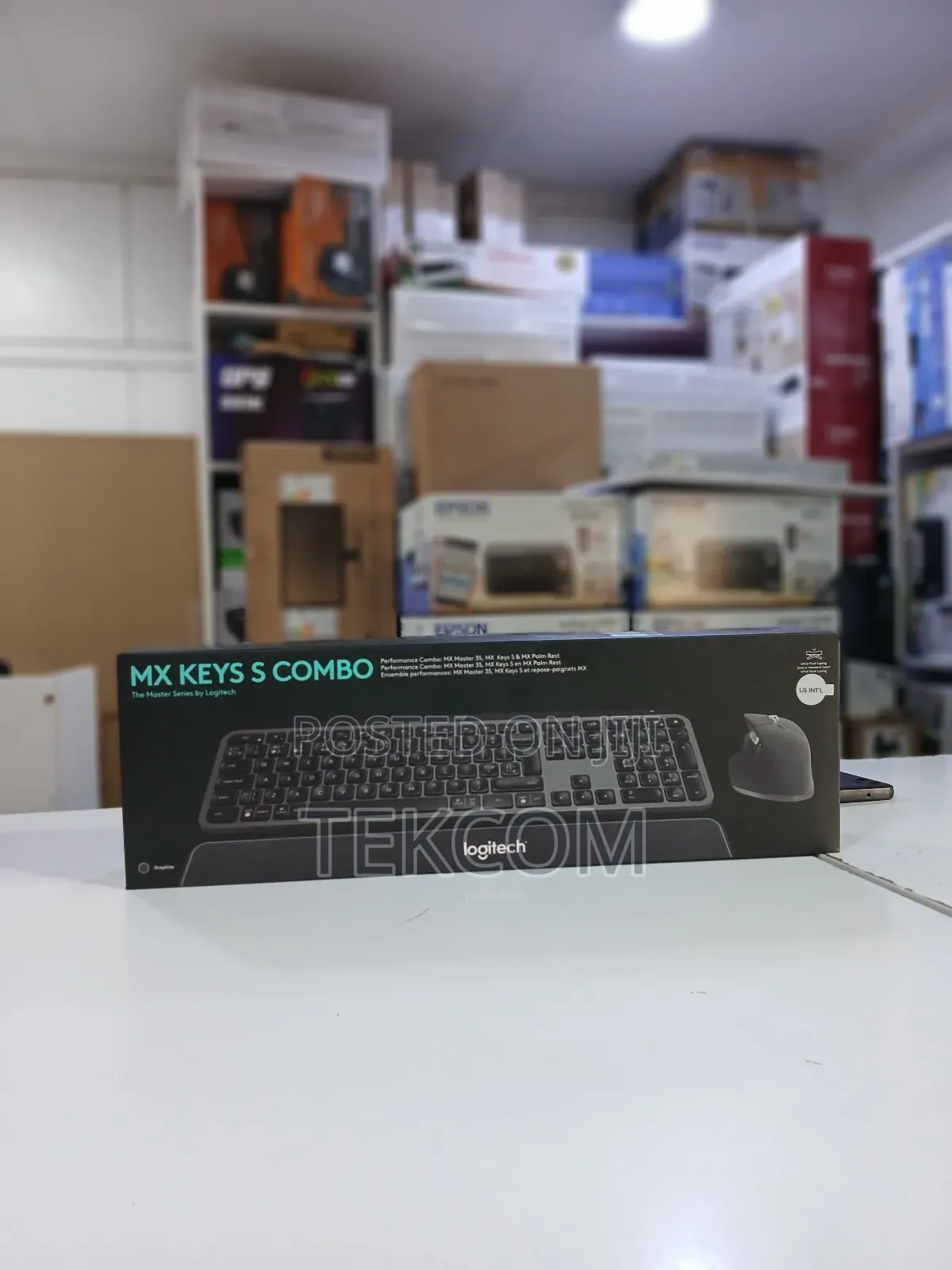 Logitech Mx Keys S Combo- Logitech Mx Master 3s Mx Keys S Palm Rest