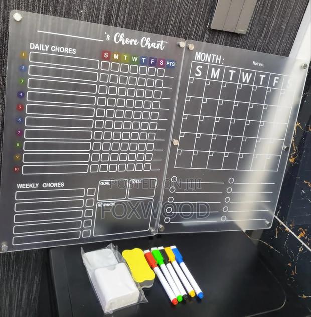 *2 PCS Magnetic Chores Planner - thumbnail 2