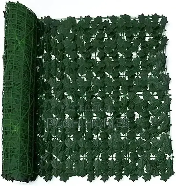 Uv Resistant Artificial Dark Green Fence
