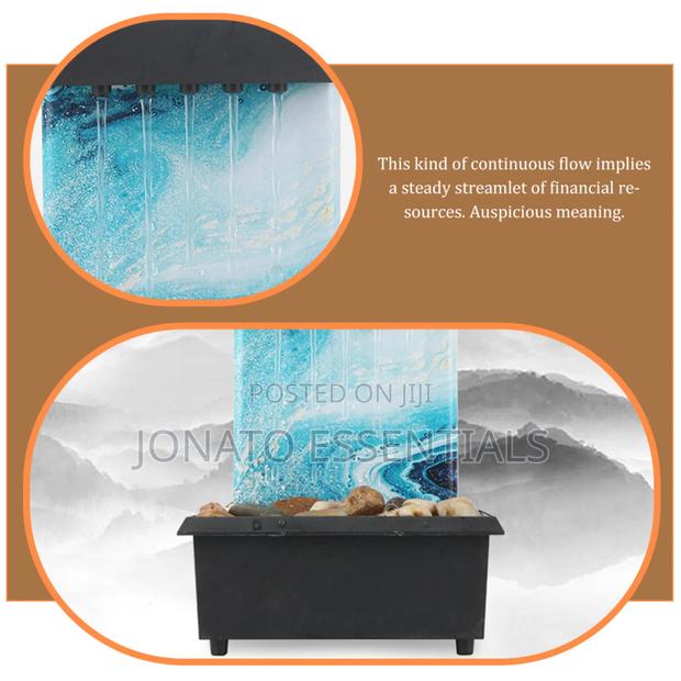 Modern Calming Tabletop Water Fountain for Home Office Decor - thumbnail 5