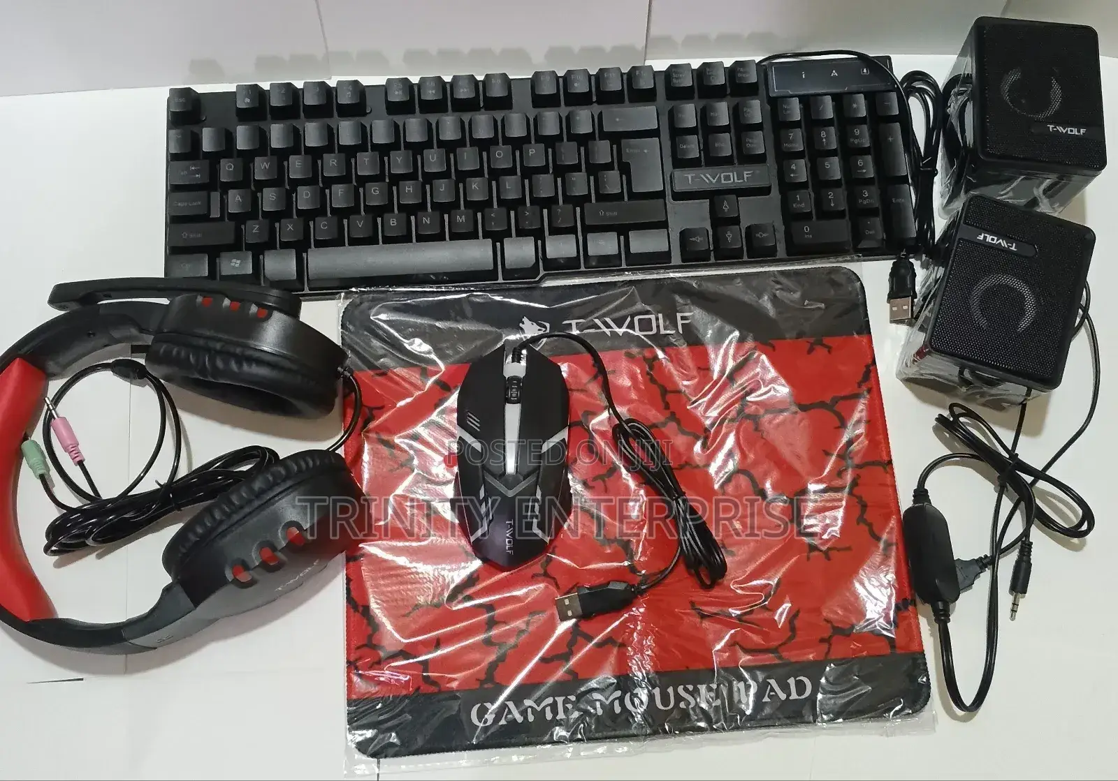 Twolf Tf850 5 in 1 Gift Laptop Gaming Teclado Keyboard