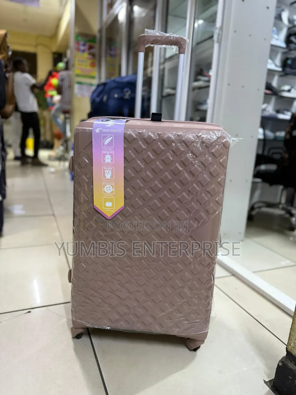 Medium Size Premium Quality Rubber Suitcase Height 69cm