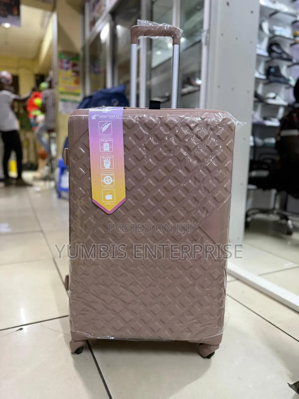 Medium Size Premium Quality Rubber Suitcase Height 69cm