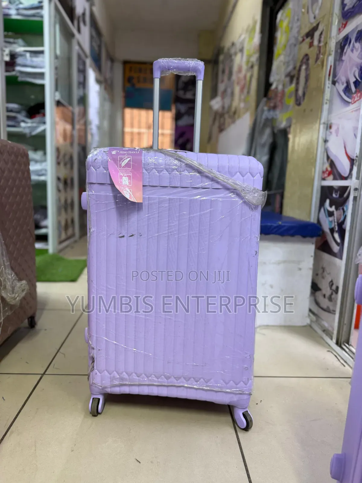 Purple Lilac Premium Rubber Suitcase Height 60cm(25kgs) at 4000
