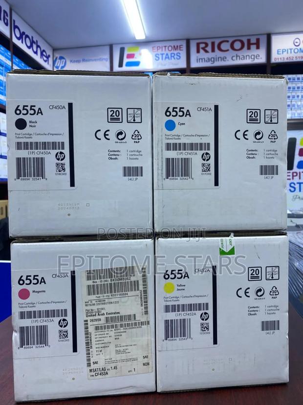 Hp Laserjet Enterprise Mfp M681z Toner Hp 655a Yield Above 12,499