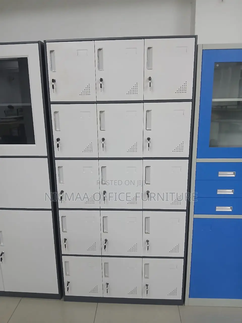 15-Locker Institutional Grade Filling Cabinet