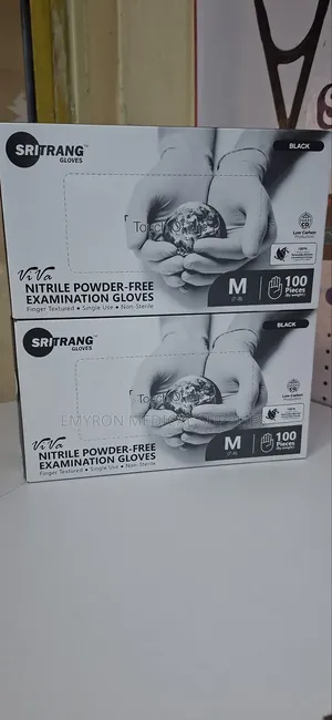 Powder Free Gloves(Black)
