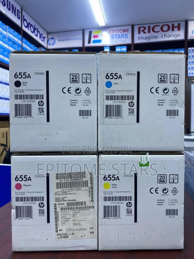 Hp Laserjet Enterprise Mfp M682z Toner Hp 655a Yield Above 12,499
