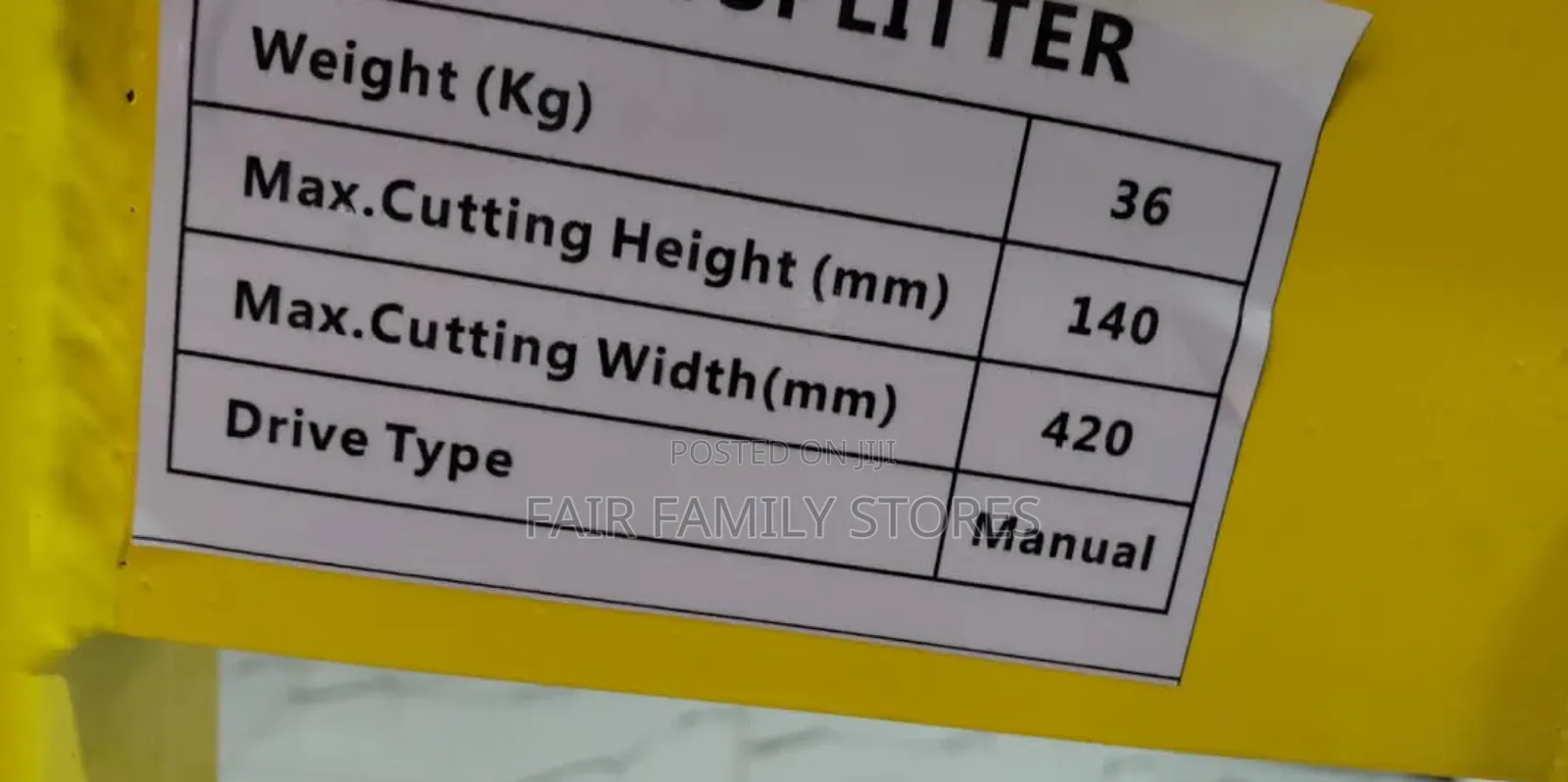 Heavy Duty Cabro Cutter Machine