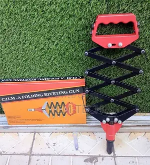 Heavy Duty Red Folding Riveting Gun